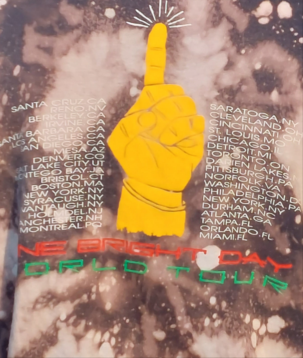 Large Bleach Dyed T-Shirt