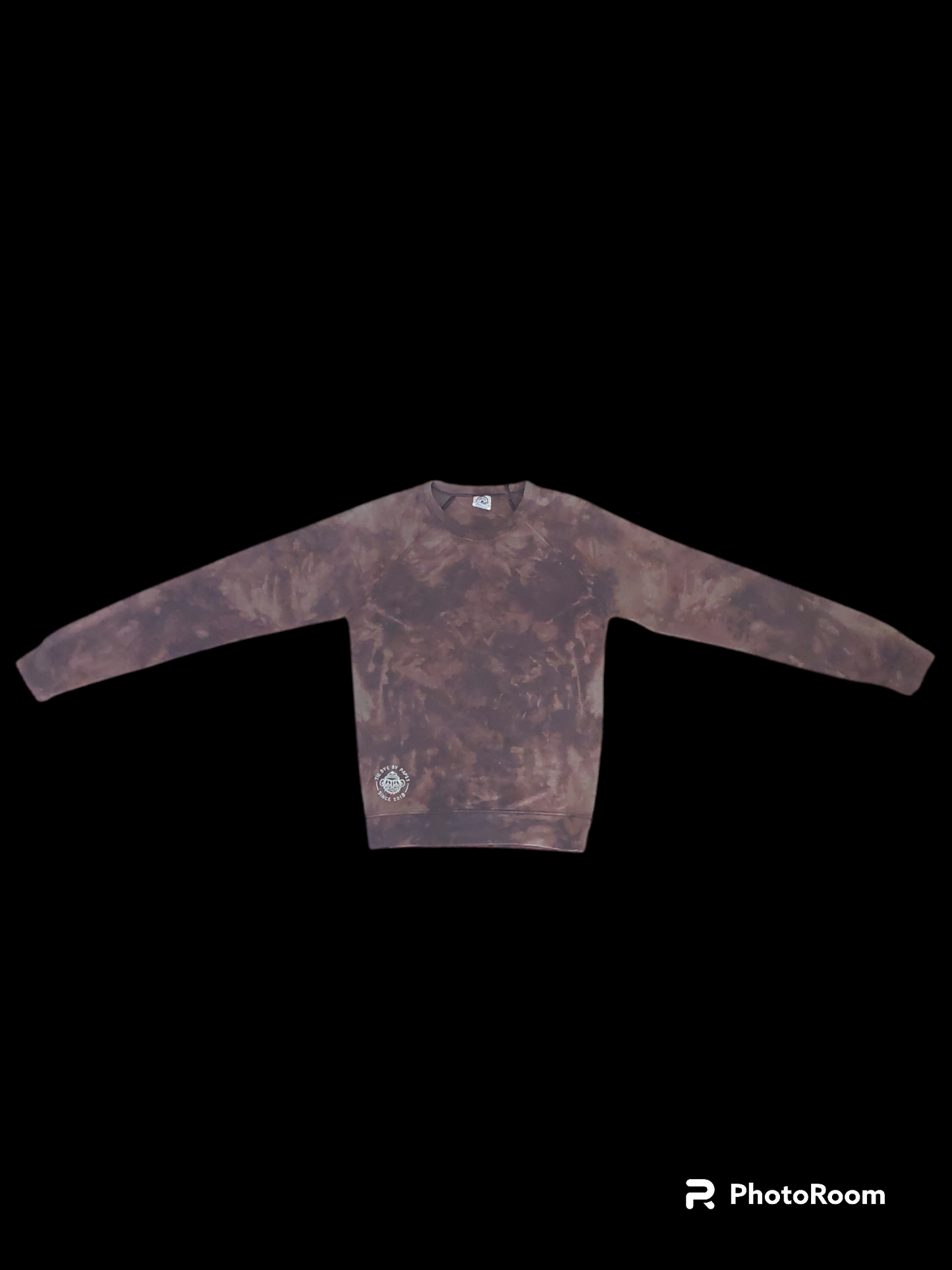 Small Bleach Dyed Crewneck