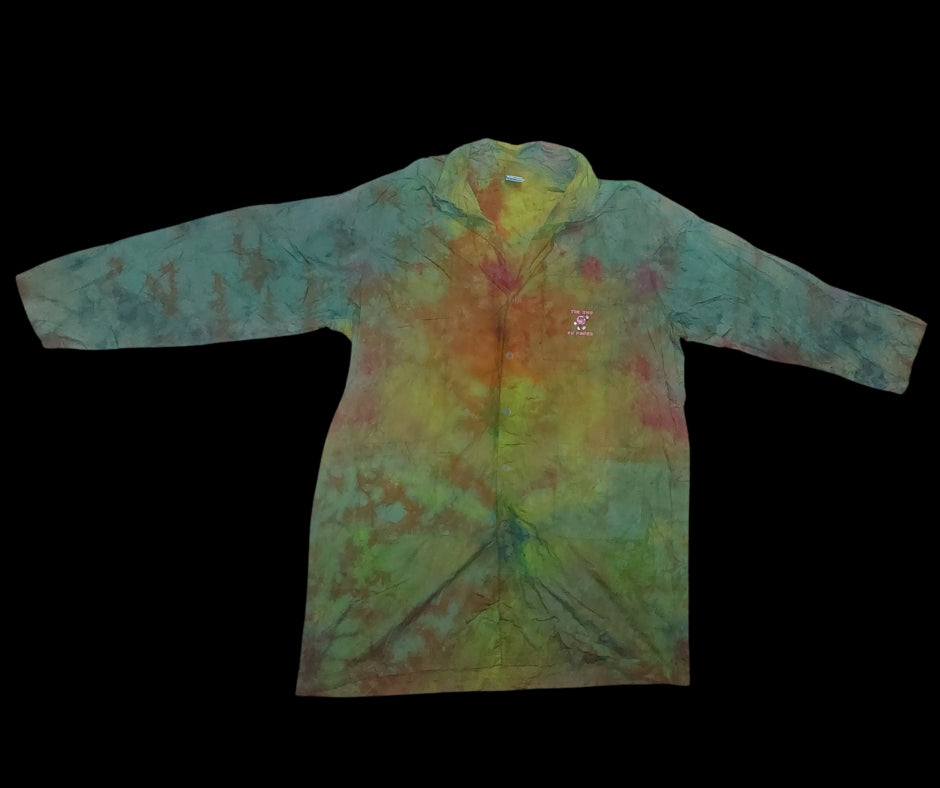 XL Ice Dyed Lab Coat