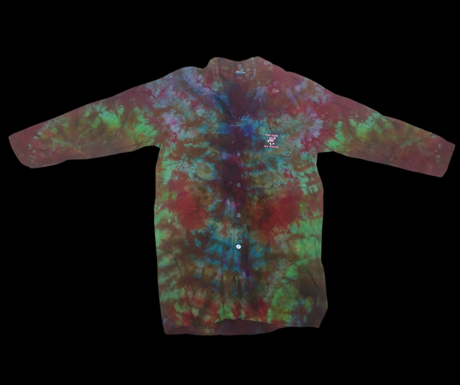 Medium Ice Dyed Lab Coat