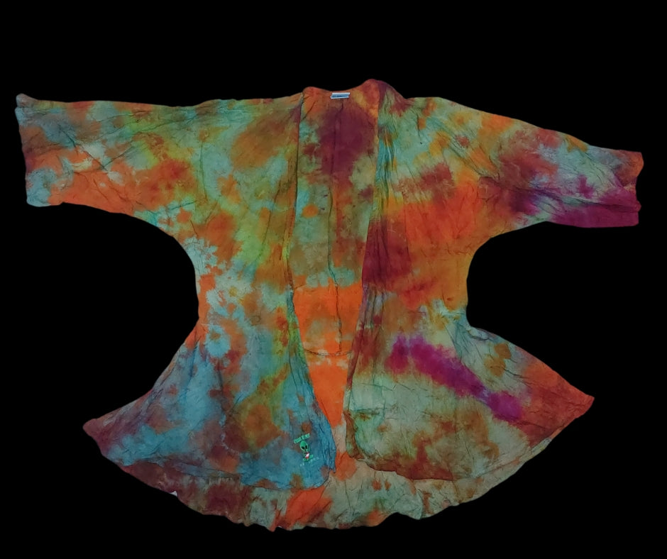 Small Rayon Kimono Bell Shirt
