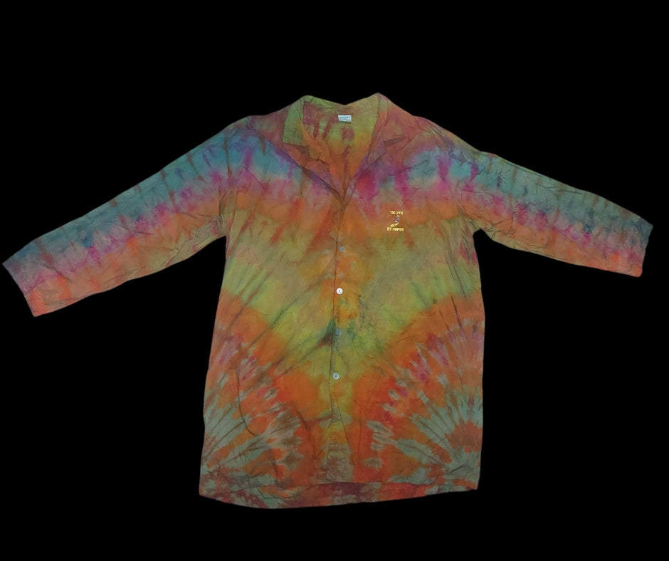 XL Ice Dyed Lab Coat