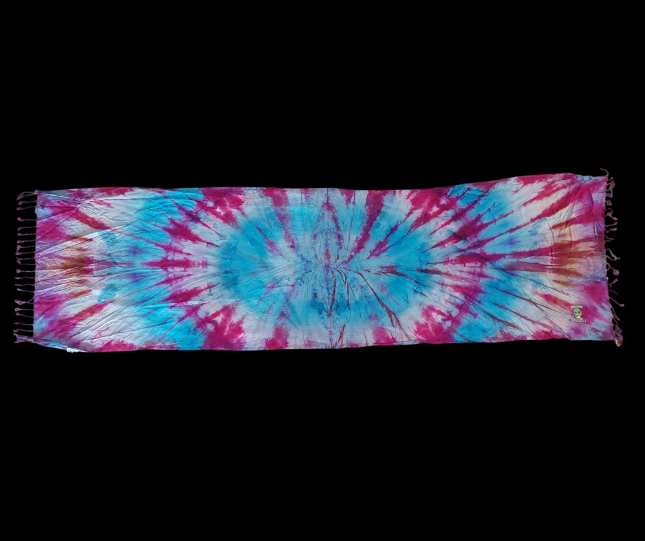 Ice dyed scarf