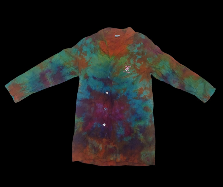 Medium Ice Dyed Lab Coat