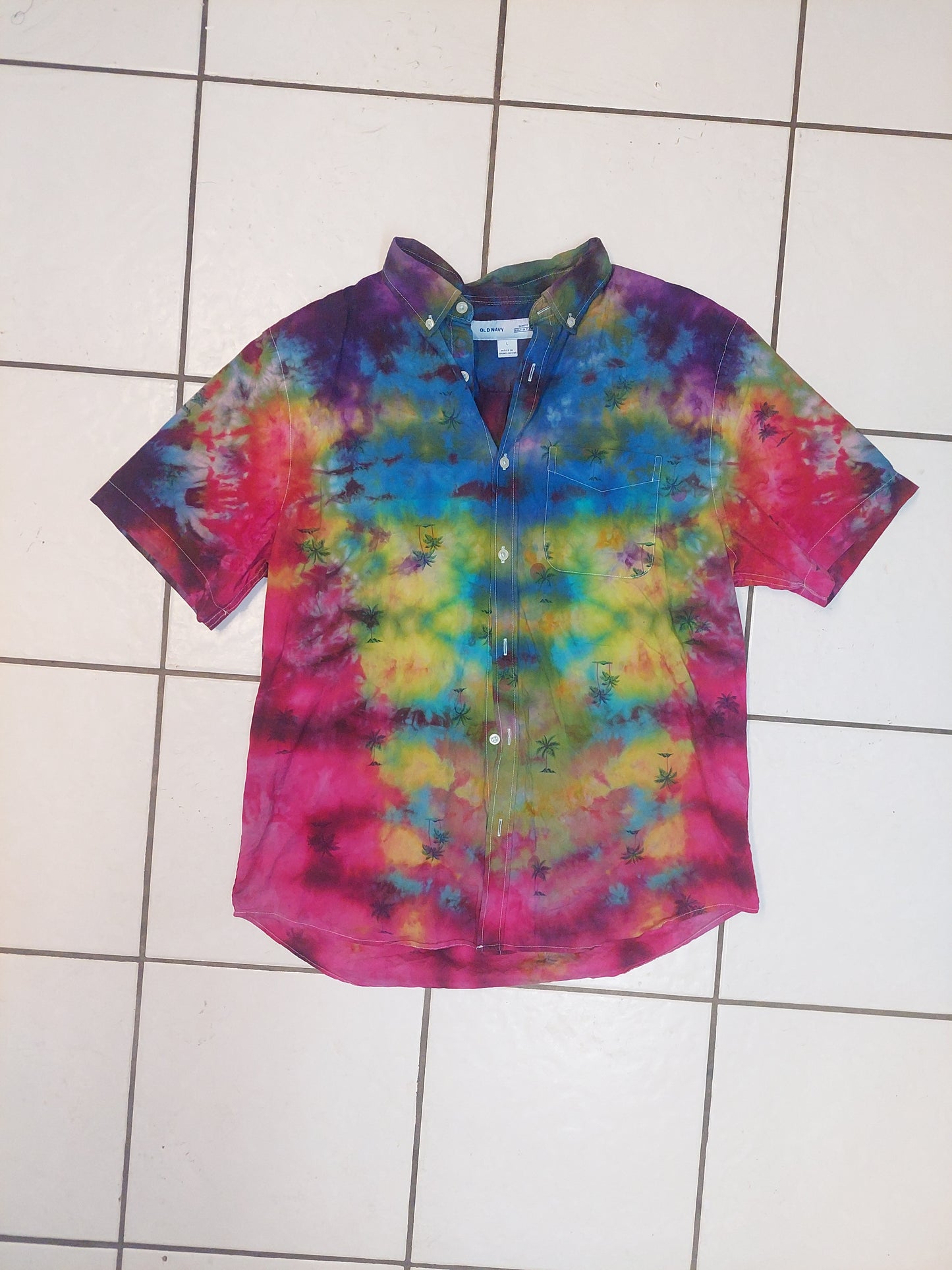 Large Ice Dyed T-Shirt