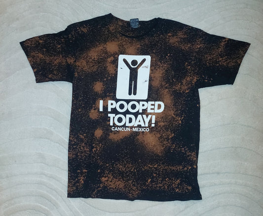 Large Bleach Dyed T-Shirt