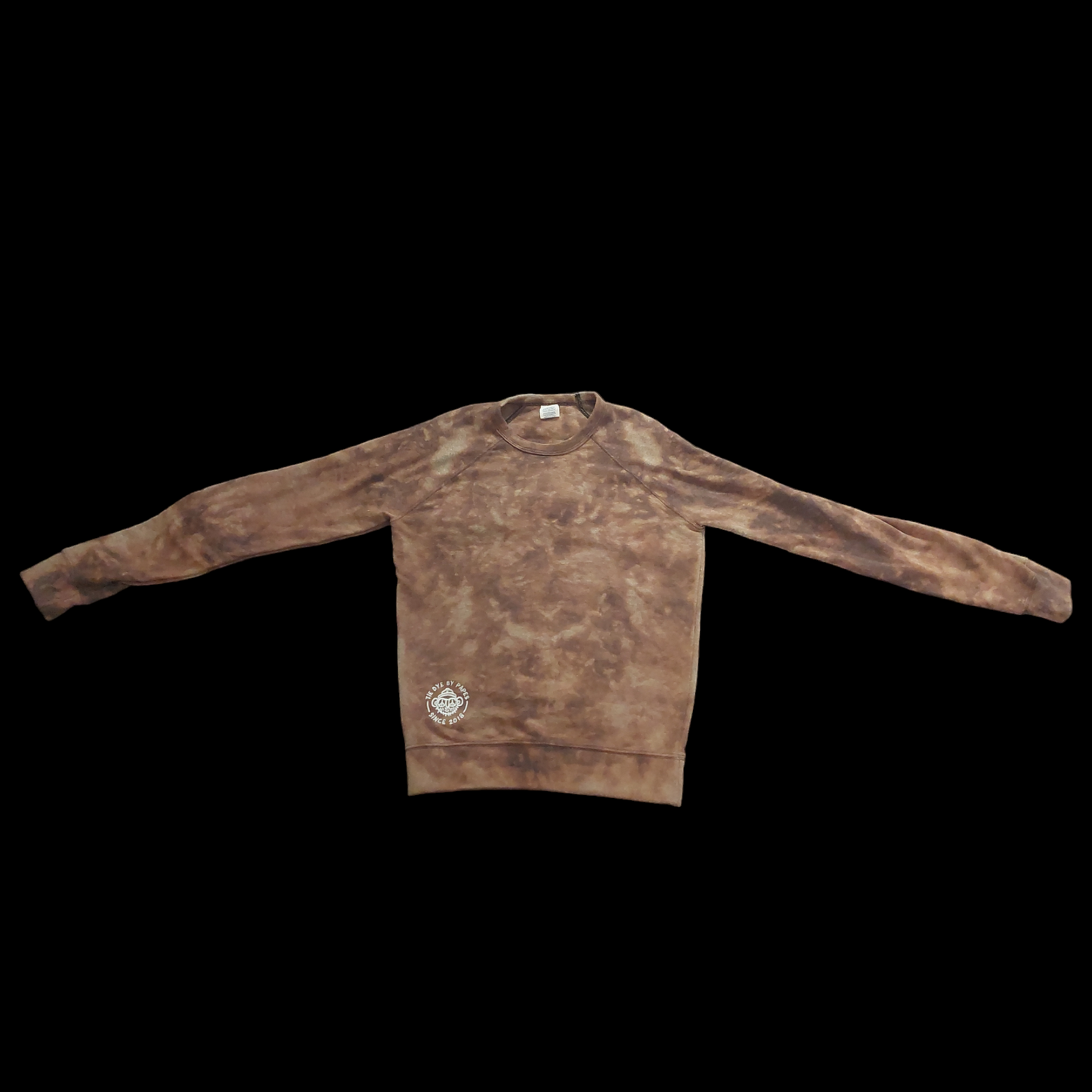 Small Bleach Dyed Crewneck