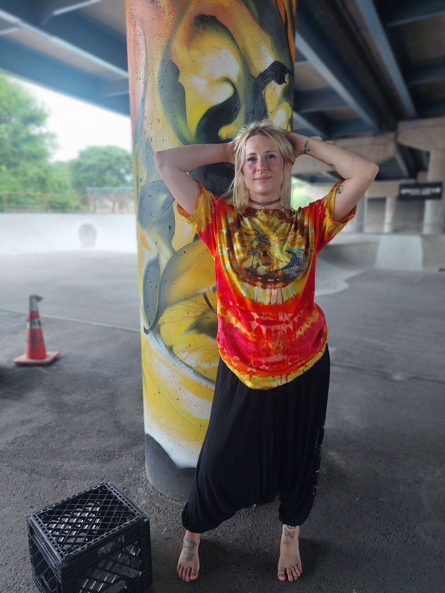 Large Ice Dyed T-Shirt
