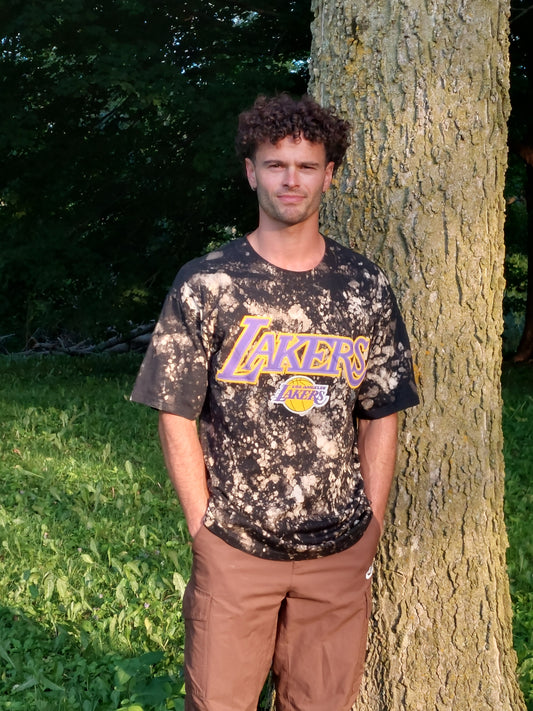 Large Bleach Dyed T-Shirt